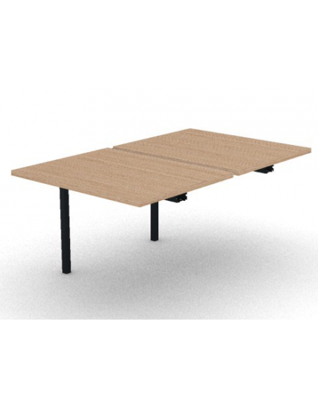 Allungo per benches profondità cm 165 - piano melaminico spessore mm30 e struttura metallica -Colori a scelta- cm 100x165x74,5h