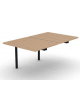 Allungo per benches profondità cm 165 - piano melaminico spessore mm30 e struttura metallica -Colori a scelta- cm 100x165x74,5h