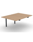 Allungo per benches profondità cm 165 - piano melaminico spessore mm30 e struttura metallica -Colori a scelta- cm 120x165x74,5h