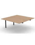 Allungo per benches profondità cm 165 - piano melaminico spessore mm30 e struttura metallica -Colori a scelta- cm 160x165x74,5h