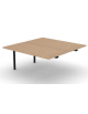 Allungo per benches profondità cm 165 - piano melaminico spessore mm30 e struttura metallica -Colori a scelta- cm 160x165x74,5h