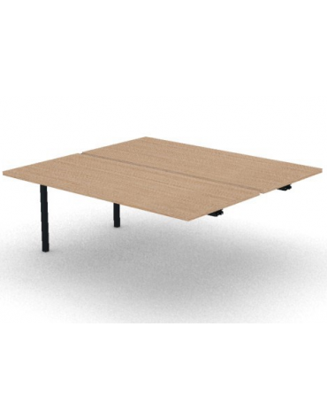 Allungo per benches profondità cm 165 - piano melaminico spessore mm30 e struttura metallica -Colori a scelta- cm 180x165x74,5h