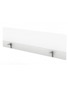 Schermi in metacrilato bianco per benches con fascia in melaminico - cm 180x0,6x50h