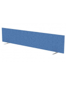 Schermo fonoassorbente rivestito in tessuto per benches, spessore 18 mm - Colori a Scelta - cm 180x18x35h