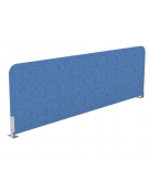 Schermo trasversale fonoassorbente rivestito in tessuto per benches, spessore 18 mm - Colori a Scelta - cm 125x18x35h