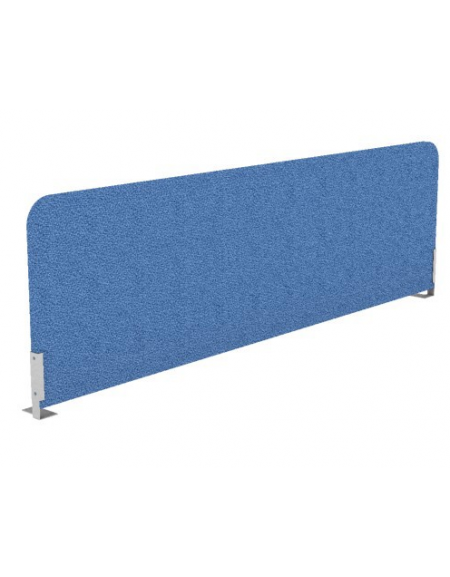 Schermo trasversale fonoassorbente rivestito in tessuto per benches, spessore 18 mm - Colori a Scelta - cm 125x18x35h