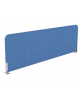 Schermo trasversale fonoassorbente rivestito in tessuto per benches, spessore 18 mm - Colori a Scelta - cm 125x18x35h