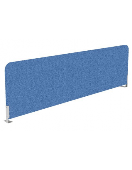 Schermo trasversale fonoassorbente rivestito in tessuto per benches, spessore 18 mm - Colori a Scelta - cm 145x18x35h