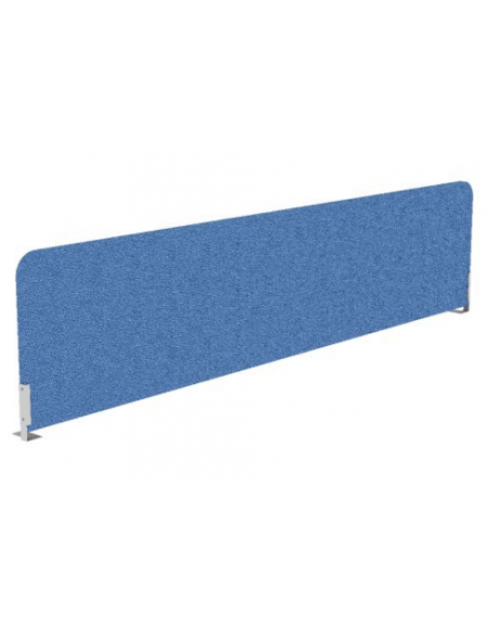 Schermo trasversale fonoassorbente rivestito in tessuto per benches, spessore 18 mm - Colori a Scelta - cm 165x18x35h