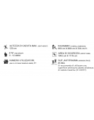Baby Villaggio inclusivo con pali in plastica riciclata - 2 scivoli in polietilene rotazionale - cm 693x880x334h