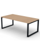 Scrivania direzionale piano melaminico spessore mm 30 e gamba metallica ad anello chiuso  - Colori a scelta - cm 200x100x74,5h