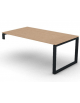 Scrivania per servente piano in melaminico spessore mm 18 e gamba metallica ad anello chiuso  -Colori a scelta- cm 180x100x73,5h