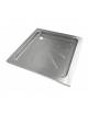 Piatto doccia in acciaio inox 800x800x76 mm - SATINATO