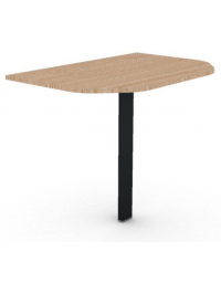 Terminale per scrivania profondit&agrave; cm 90, piano in melaminico spessore mm 18 e gamba autoportante - cm 60x90x73,5h
