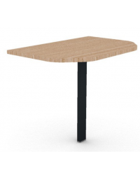 Terminale per scrivania profondit&agrave; cm 90, piano in melaminico spessore mm 25 e gamba autoportante - cm 60x90x74h