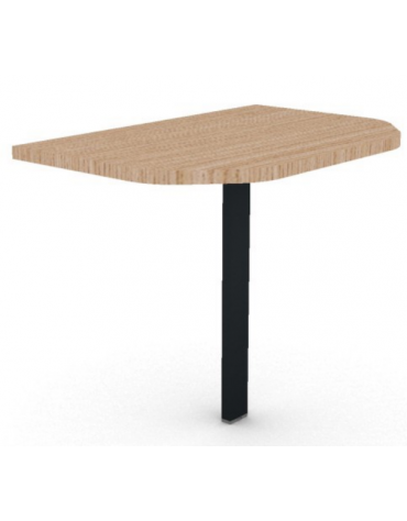 Terminale per scrivania profondità cm 90, piano in melaminico spessore mm 30 e gamba autoportante - cm 60x90x74,5h
