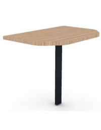 Terminale per scrivania profondit&agrave; cm 90, piano in melaminico spessore mm 30 e gamba autoportante - cm 60x90x74,5h