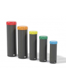 Bongo Musicale da esterno realizzato in HDPE - Set 5 elementi colorati - Dimensioni cm 149x25x87h