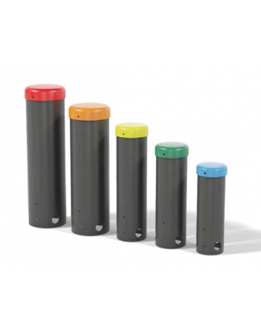 Bongo Musicale da esterno realizzato in HDPE - Set 5 elementi colorati - Dimensioni cm 149x25x87h