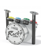 Batteria musicale interattiva da esterno realizzata in HDPE - Dimensioni cm 123x110x106h
