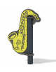 Sassofono musicale interattivo da esterno realizzato in HDPE - Dimensioni cm 72x13x103h