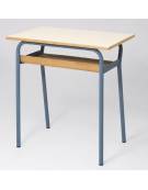Banco monoposto con sottopiano in faggio pressocurvato - STRUTTURA Ø mm.28 - CM 70X50X76H - GRANDEZZA 6