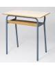 Banco monoposto con sottopiano in faggio pressocurvato - STRUTTURA Ø mm.28 - CM 70X50X76H - GRANDEZZA 6