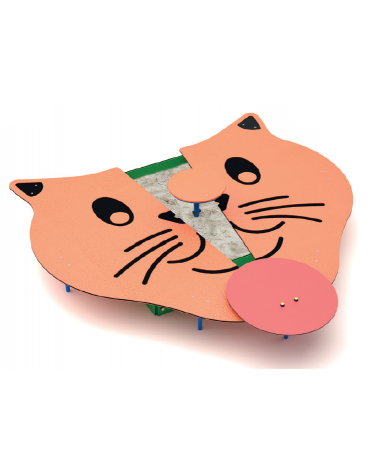 Sabbiera a forma di Gatto realizzata in HDPE - ante sabbiera in HDPE - cm 497x300x57h
