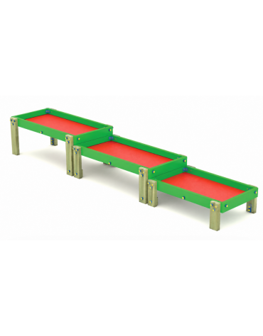 Tavolo manipolazione (set 3 tavoli) - cm 423x75x57h