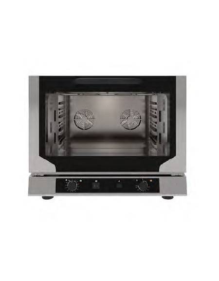 FORNO ELETTRICO VENTILATO A CONVEZIONE CON VAPORE DIRETTO E CON GRILL 4 TEGLIE GN 1/1 - TRIFASE
