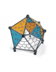 Struttura geometrica in metallo per arrampicata - Pannelli in HDPE - Dimensioni cm 289x302x262h