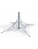 Rete Spider flex per arrampicata realizzata in metallo verniciato a polvere - dimensioni cm 600x600x400h