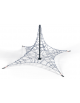 Rete Spider flex per arrampicata, struttura in metallo verniciato a polvere - dimensioni cm 600x600x400h