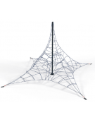 Rete Spider Max per arrampicata realizzata in metallo verniciato a polvere - cm 800x800x600h
