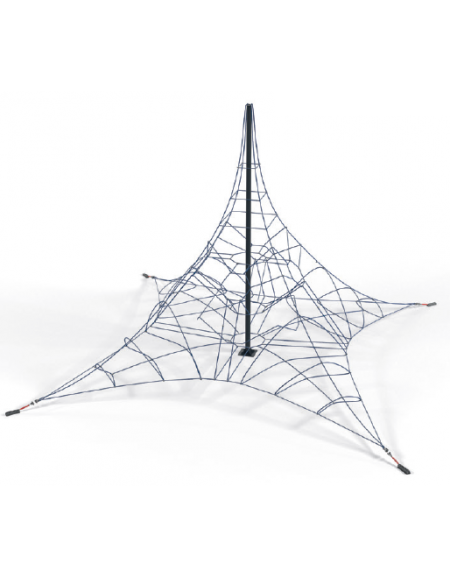 Rete Spider Max per arrampicata realizzata in metallo verniciato a polvere - cm 800x800x600h
