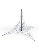 Rete Spider Ultra per arrampicata, struttura in metallo verniciato a polvere - Dimensioni cm 1000x1000x800h