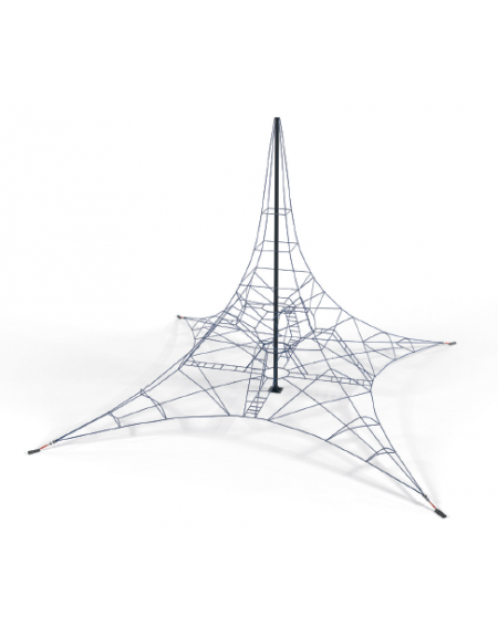 Rete Spider Ultra per arrampicata realizzata in metallo verniciato a polvere - Dimensioni cm 1000x1000x800h