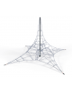 Rete Spider Ultra per arrampicata, struttura in metallo verniciato a polvere - Dimensioni cm 1000x1000x800h