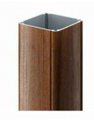 Palestra esagonale multifunzione con pali in alluminio rifinito in legno light, 1 scala rete, 1 fune di corda e pertica