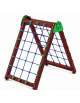 Sartia in fune realizzata con pali in plastica riciclata - cm 177x120x170h