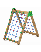 Sartia in fune realizzata con pali in legno termotrattato - cm 177x120x170h