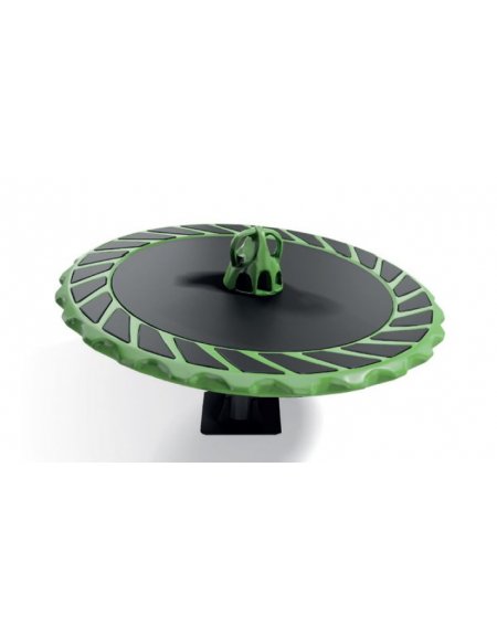 Giostra rotante spinner realizzata in HDPE antiscivolo - con Maniglione centrale - Diametro cm 180