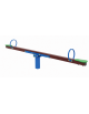 Bilico con seggiolini 2 posti con struttura in plastica riciclata - cm 306x30x77h