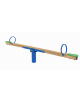 Bilico con seggiolini 2 posti con struttura in legno termotrattato - cm 306x30x77h