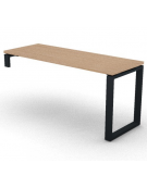 Scrivania operativa per servente, piano melaminico spessore mm 30 e gamba metallica ad anello chiuso - cm 160x60x74,5h
