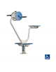 Bicicletta Cyclette fitness inclusiva per braccia - resistenza regolabile - cm 120x60x136h