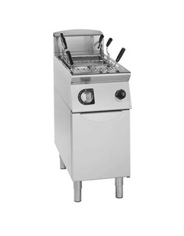 Cuocipasta elettrico 1 vasca GN 1/1 capacità vasca 40 Litri su mobile chiuso - Trifase - Cm 40x90x90h