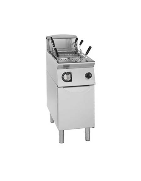 Cuocipasta elettrico 1 vasca GN 1/1 capacità vasca 40 Litri su mobile chiuso - Trifase - Cm 40x90x90h