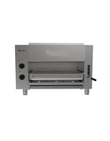 BROILER GRILL ELETTRICO 850° - CARRELLO ESTRAIBILE REGOLABILE SU 6 LIVELLI - SUPERFICE COTTURA CM 70x38 - POTENZA ELETTRICA KW 1