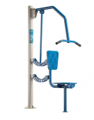 Chest Press fitness per potenziamento muscolare - Dimensioni cm 119x72x201h